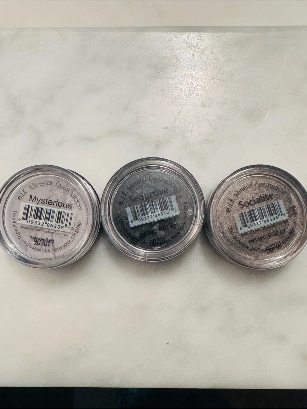 e.l.f. Single Eyeshadow Trio - socialite, seductive, mysterious
